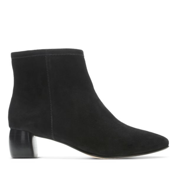 Clarks Womens Grace Bella Ankle Boots Black | CA-7651423